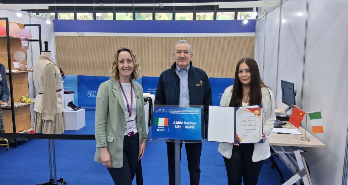 Sales Apprentice Wins Bronze at WorldSkills China – A Major Milestone for Irish Apprenticeships