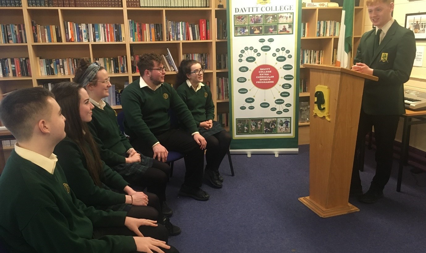 Davitt College Students Selected To Attend European Parliament in Strasbourg