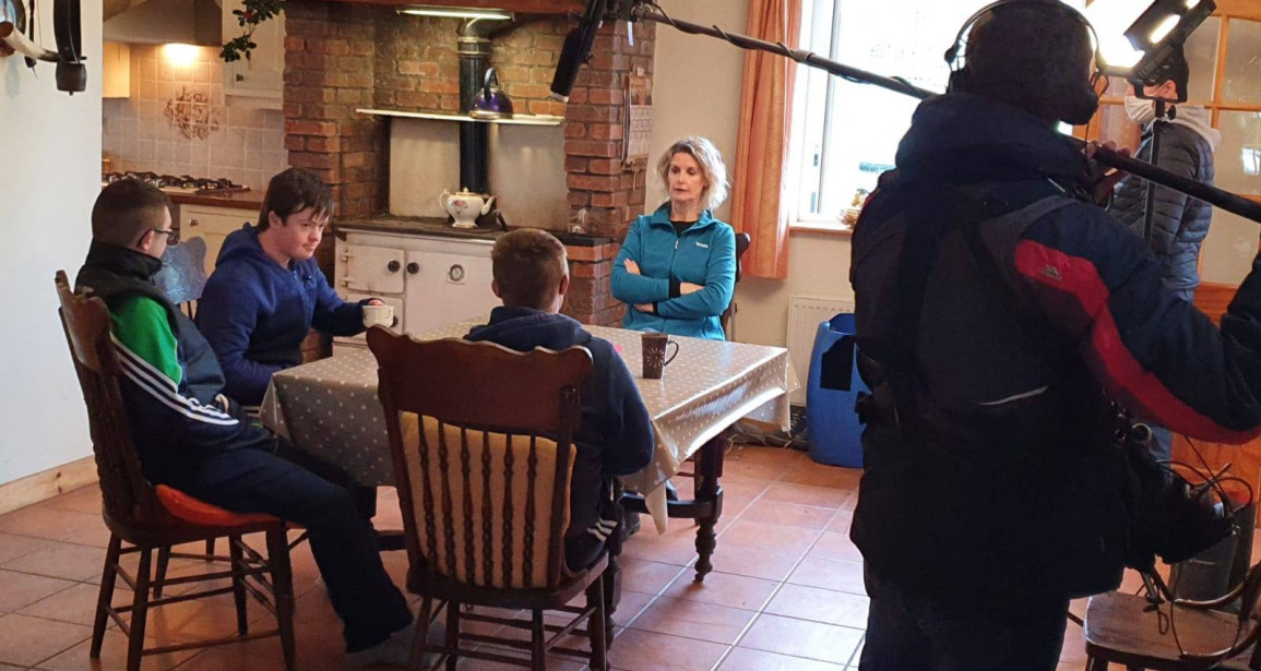 Carrigallen VS students on ‘Ear to the Ground’