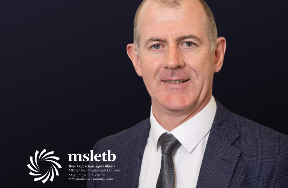 Mayo, Sligo and Leitrim Education and Training Board Announces the Formal Appointment of Tom Grady as Chief Executive