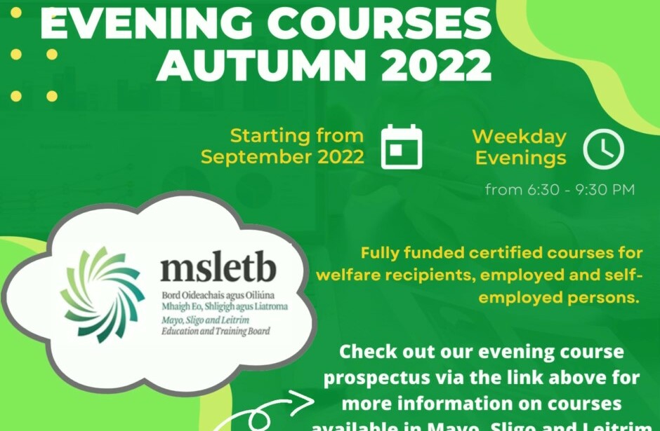 Evening Course Prospectus Autumn/Winter 2022