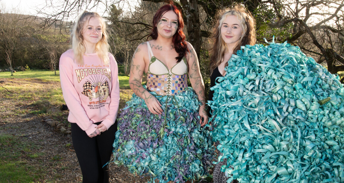 Youthreach Kiltimagh Shines at Junk Kouture Dublin Finals with “Earthly Elegance”