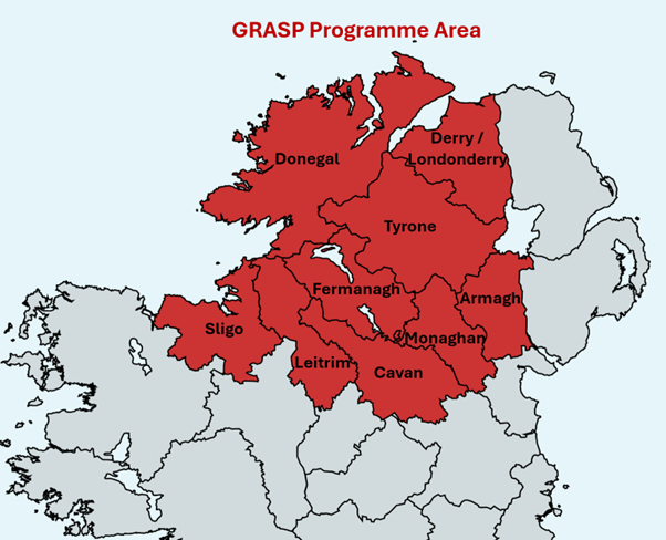 GRASP programme area map